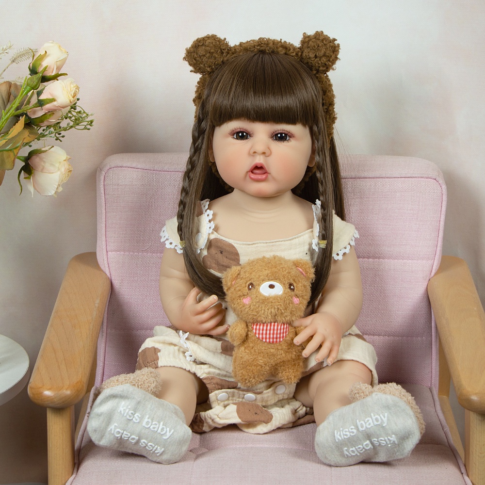 Đồ Chơi Búp Bê Barbie 3D Bằng Silicon Mềm 73.3cm 55cm