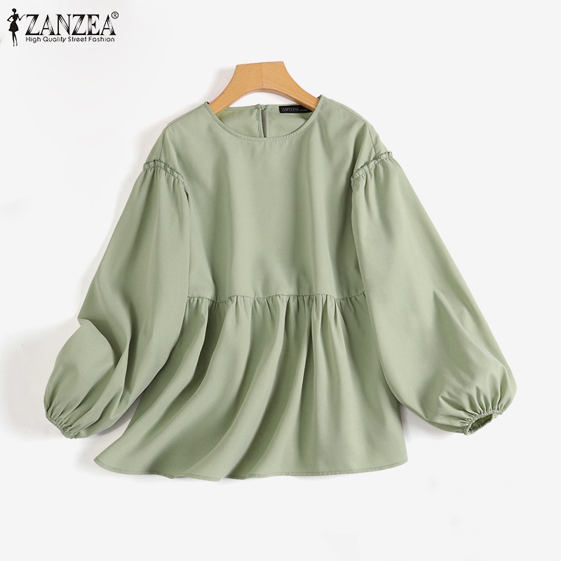 Zanzea Áo Kiểu Dài Tay Trễ Vai Phong Cách Hồi Giáo Dành Cho Nữ