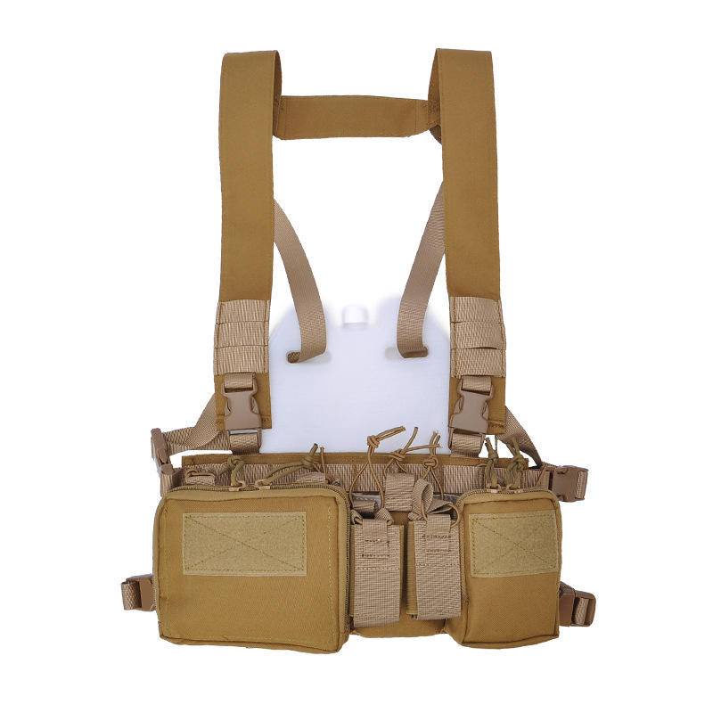 Tactical Military Hunting Modular Vest Drill Bag Outdoor Multifunctional Military Fan Riding Training Vest Quick Dry Vest
