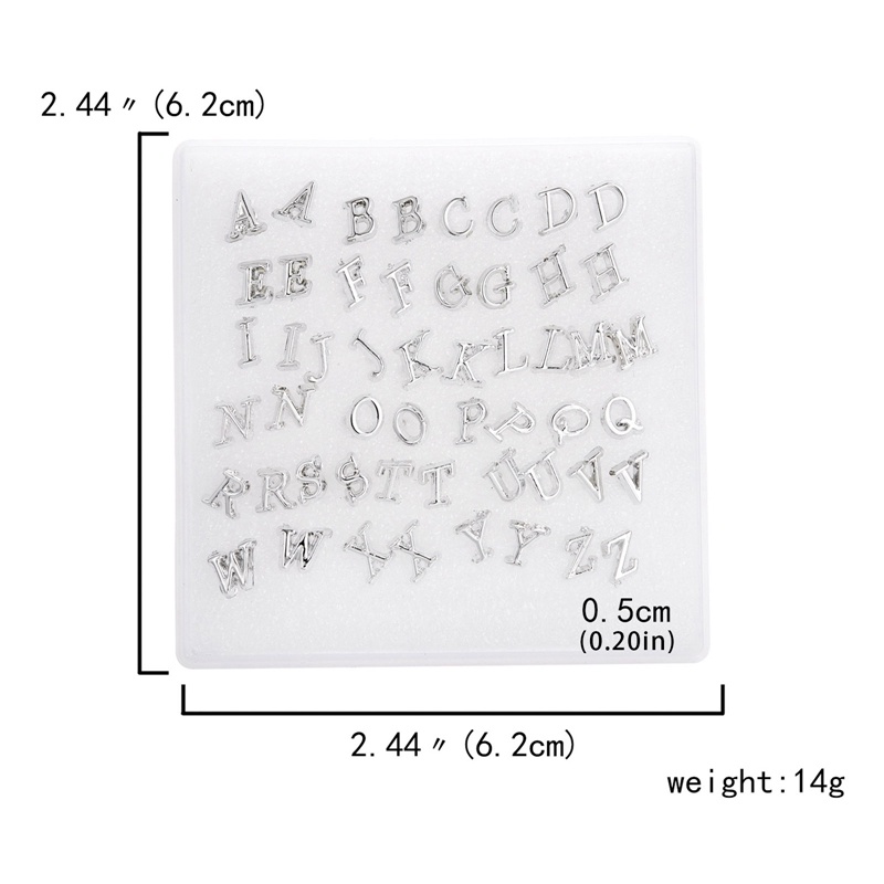 Khuyên Tai Kí Tự Chữ Cái A Z Initial 26 Cá Tính