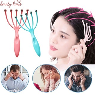 Lược chải tóc mát xa da đầu bằng thép tiện dụng cho spa