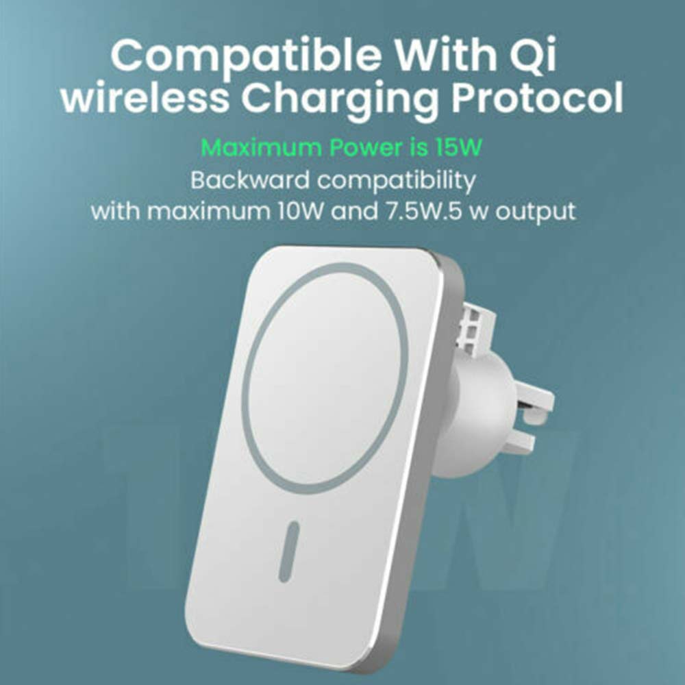 For MagSafe Magnetic Car Air Wireless Charger Mount 15W Fast Wireless Charging Phone Holder for IPhone 14 13 12 Mini Pro