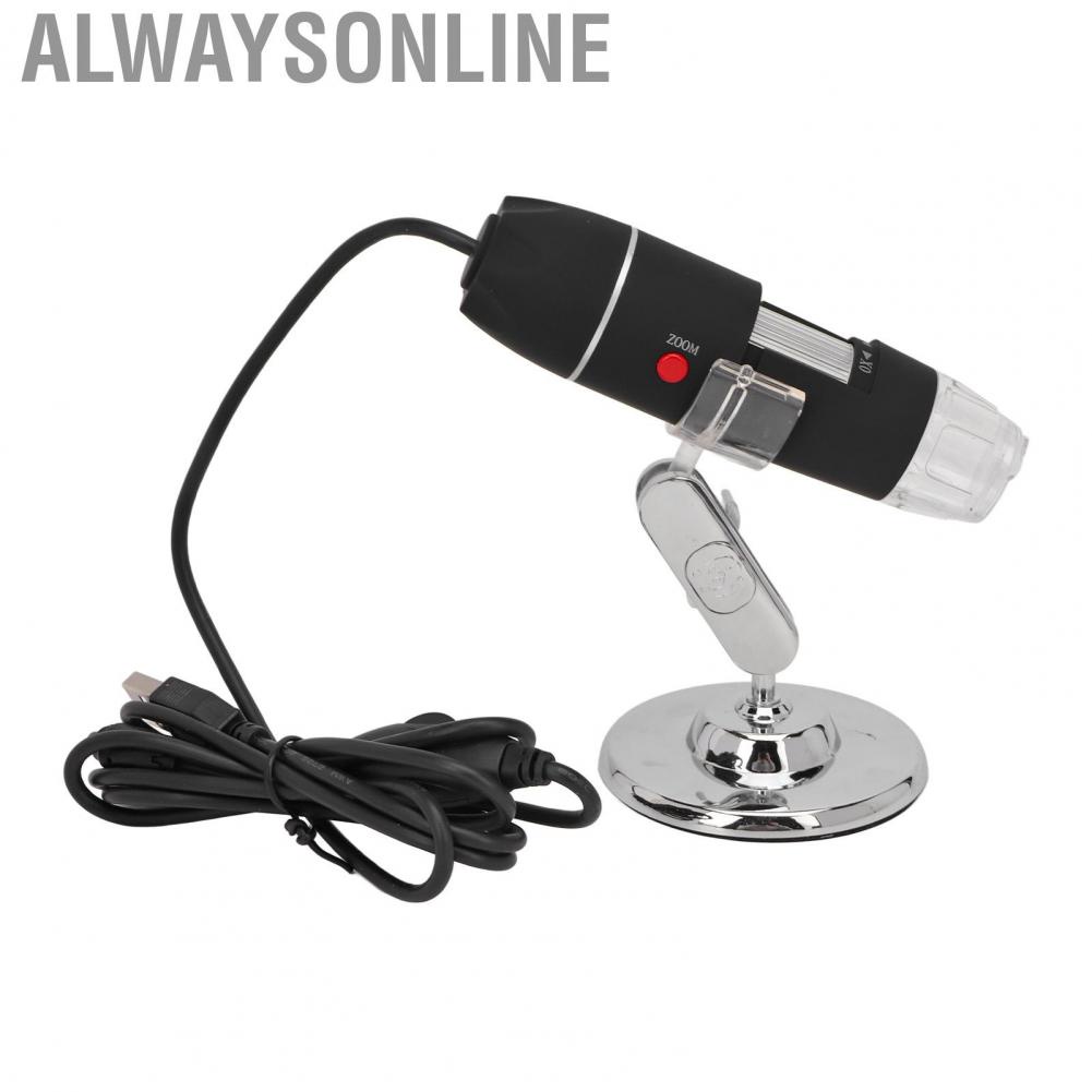 Alwaysonline USB Digital  3 In 1 1600X 8 LEDs Magnification Endoscope Camera CHU