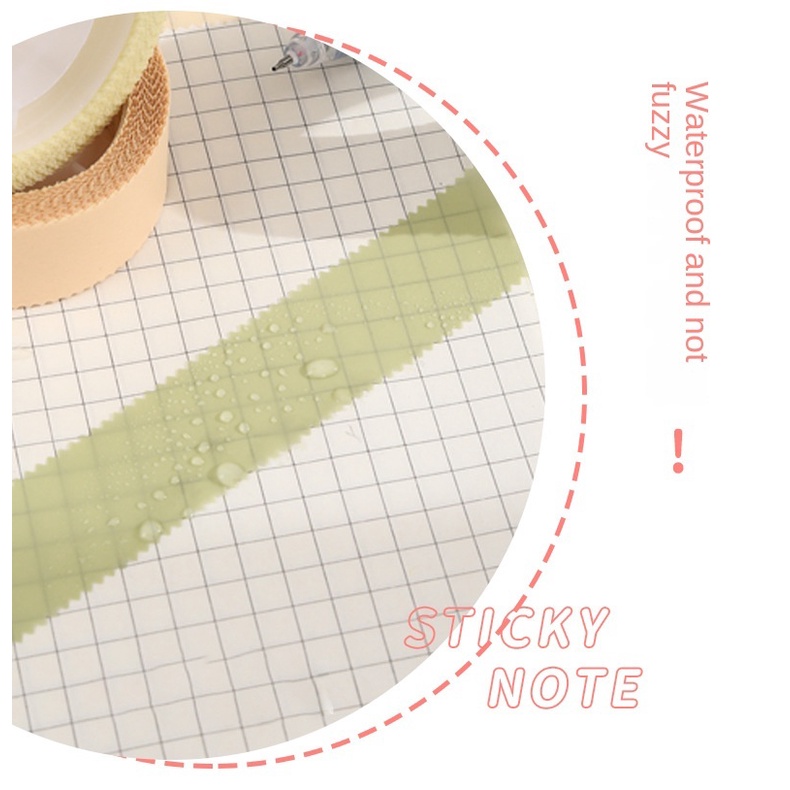 Giấy Ghi Chú Mỏng Dài Màu Dạ Quang Trong Suốt