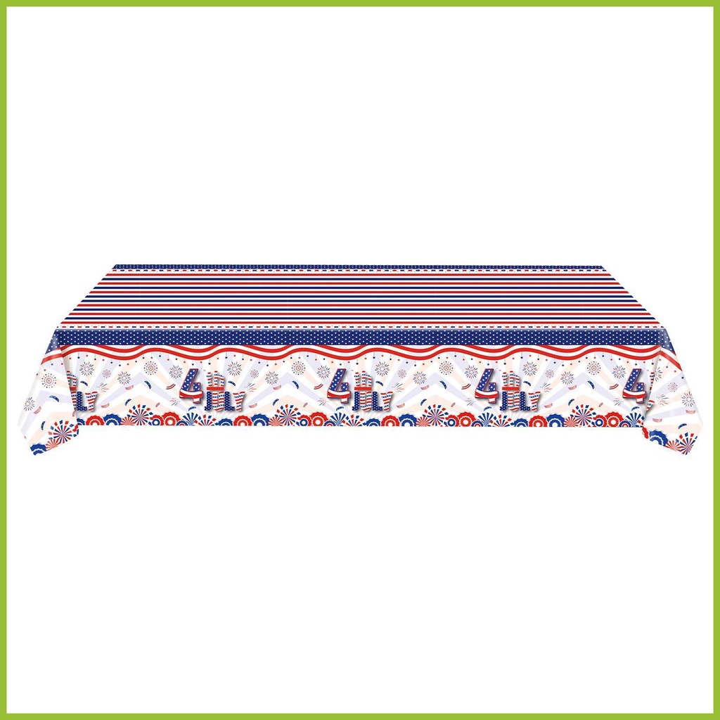 Thảm Trải Bàn Trang Trí IN Hình Cờ Mỹ 4th Of July 53.93 X 107.87