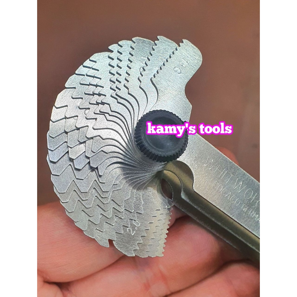 Dưỡng đo ren thước đo ren 52 lá