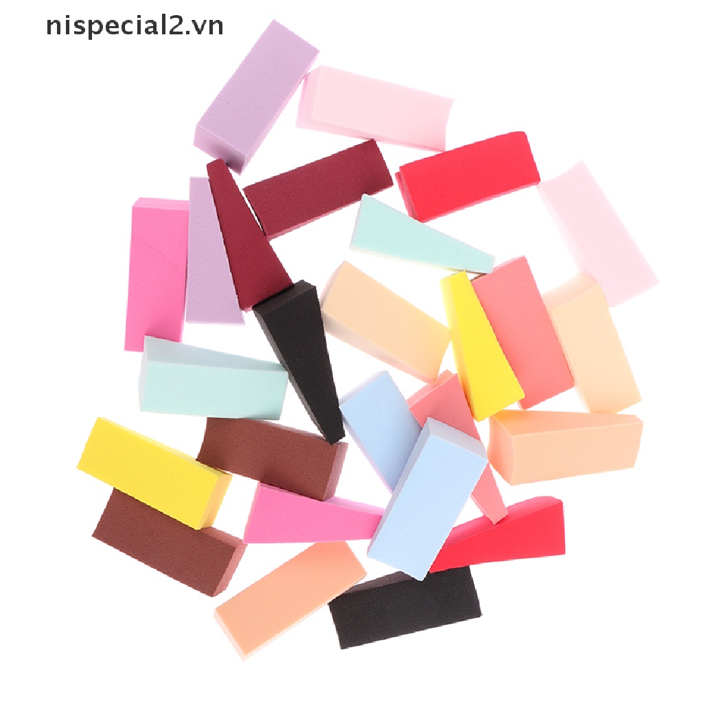 BEAUTY BLENDER Set 50 Mút Trang Điểm Hình Tam Giác Siêu Mềm