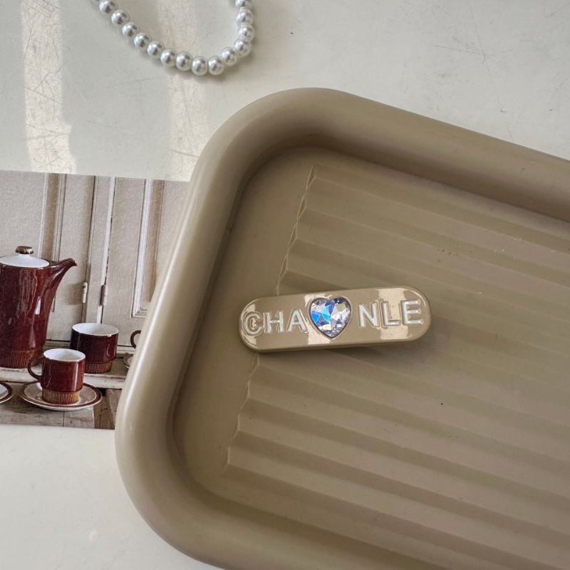 Kẹp Tóc Đính Đá Hình Trái Tim Phong Cách Pháp Cho Nữ