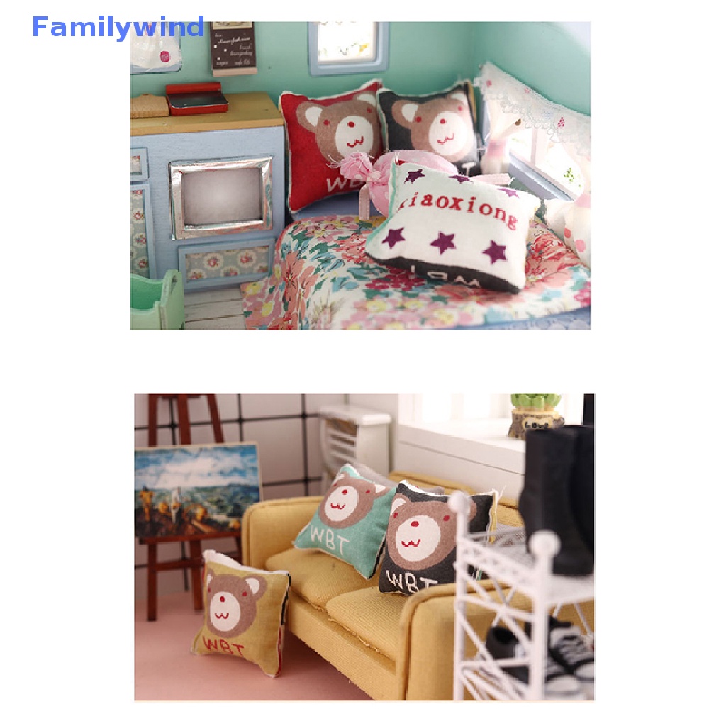 Gối Mini Tỉ Lệ 1: 12 Trang Trí Nhà Búp Bê