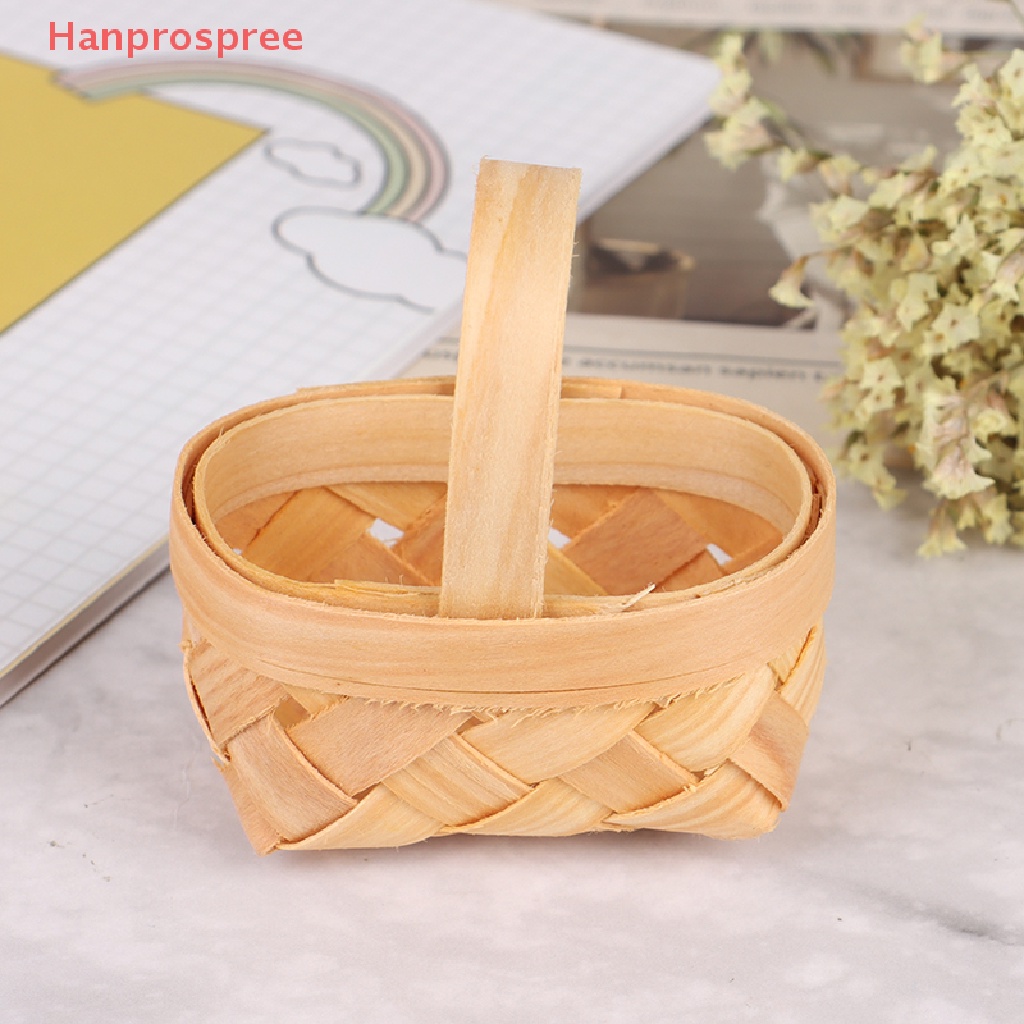 Giỏ Đan Tay Đựng Rau Củ Quả Tỷ Lệ 1 / 12 Dễ Thương Trang Trí Nhà Búp Bê