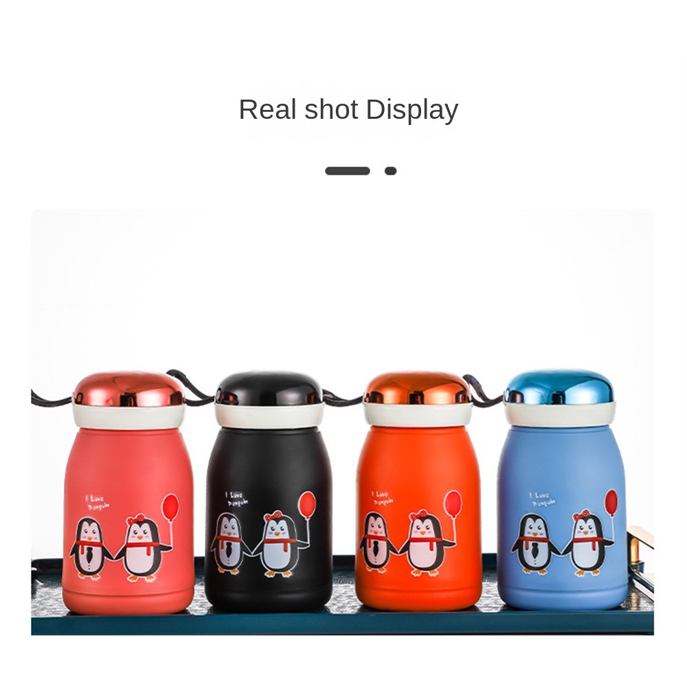 Bình Giữ Nhiệt Bằng Thép Không Gỉ 304 CốC Giữ Nhiệt Mini Nhỏ 400Ml Cốc Nước Du Lịch Chống Rò Rỉ Cốc Quà Tặng Sinh Viên Siêu Nữ Dễ Thương Flowerdance