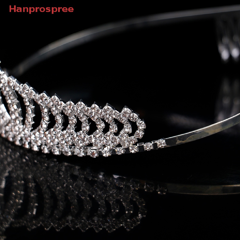 Cài Tóc Hình Vương Miện Đính Đá Pha Lê Thời Trang Dành Cho Trẻ Em