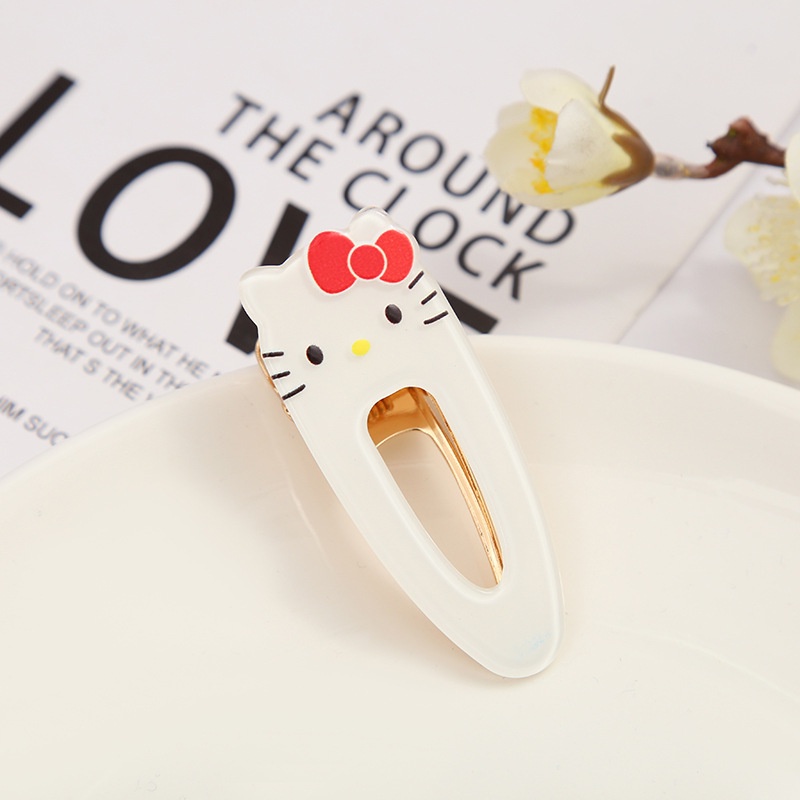 Kẹp Tóc Mái Bên Họa Tiết Hoạt Hình Phong Cách Nhật Bản Kiểu Mới Cho Bé Gái Sanrio Cinnamon bb