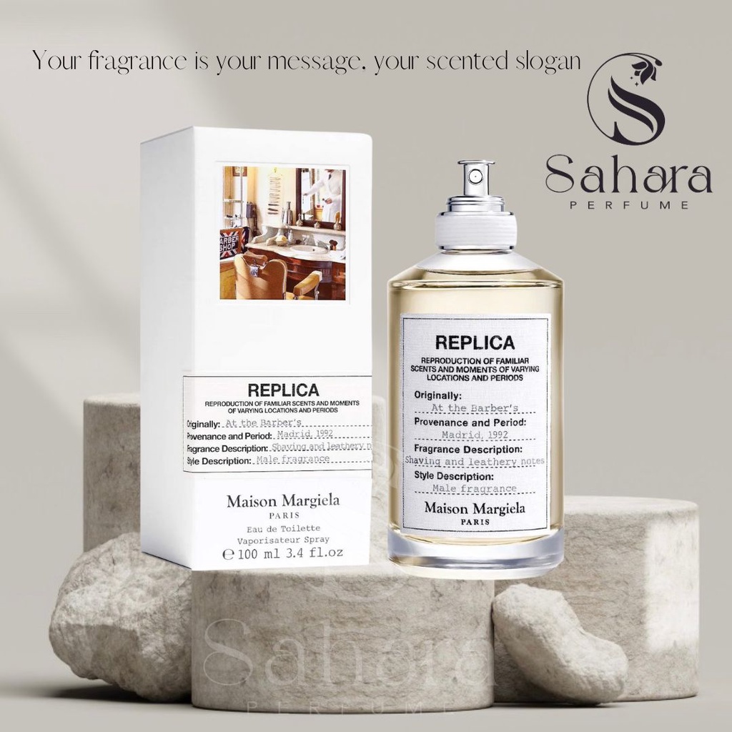 Replica At The Barber's EDT 100ml | Nước hoa nam Maison Margiela | Sahara Perfume