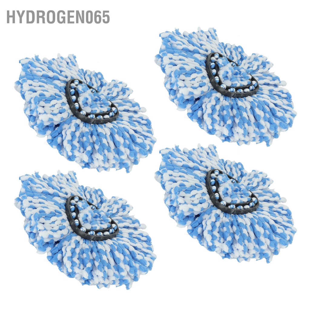 Set 4 Đầu Bông Lau Nhà Tam Giác Xoay 360 Độ Thay Thế Cho Cây Lau Nhà