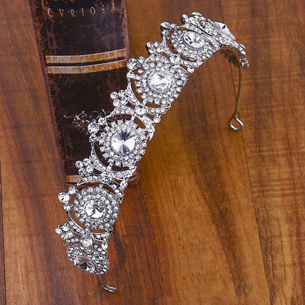 Vương Miện Cài Tóc Đính Hoa 26 Edie Kiểu Retro Hàn Quốc Cho Cô Dâu