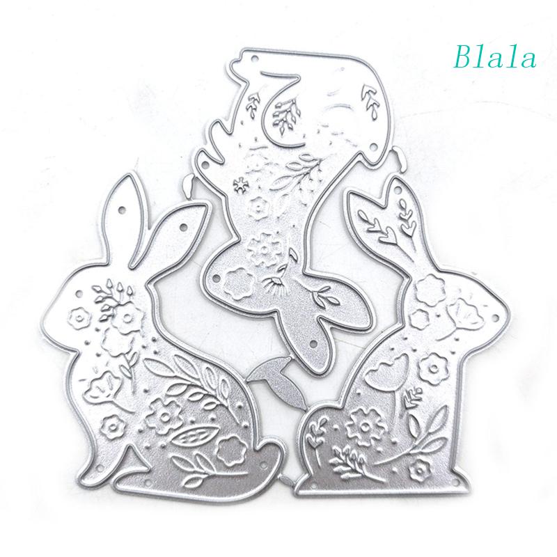 Khuôn Cắt Giấy Kim Loại Hình Thỏ Phục Sinh Xinh Xắn