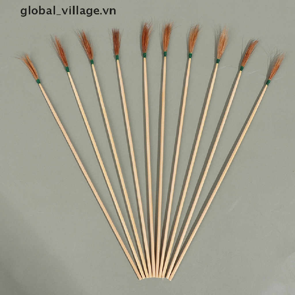 Bộ 10 Cây Lấy Ráy Tai Lông Vũ Bằng Tre Chất Lượng Cao