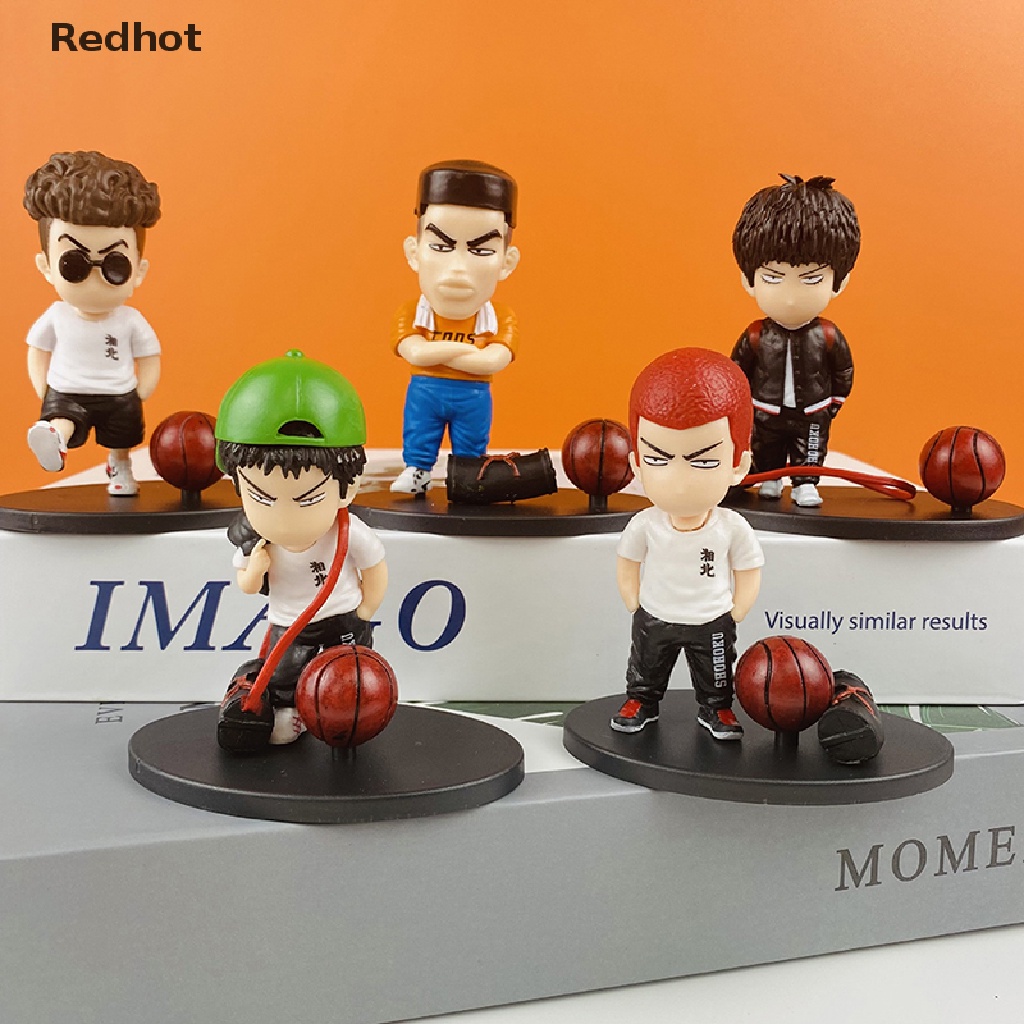 Bộ 5 Mô Hình Nhân Vật Hoạt Hình Slam Dunk 10cm