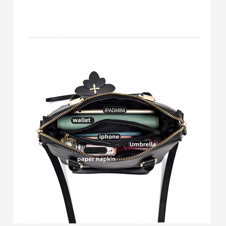 Túi Xách Tay Thêu Trang Trí Giản Dị Thời Trang 2022 Dành Cho Nữ Ccyr873