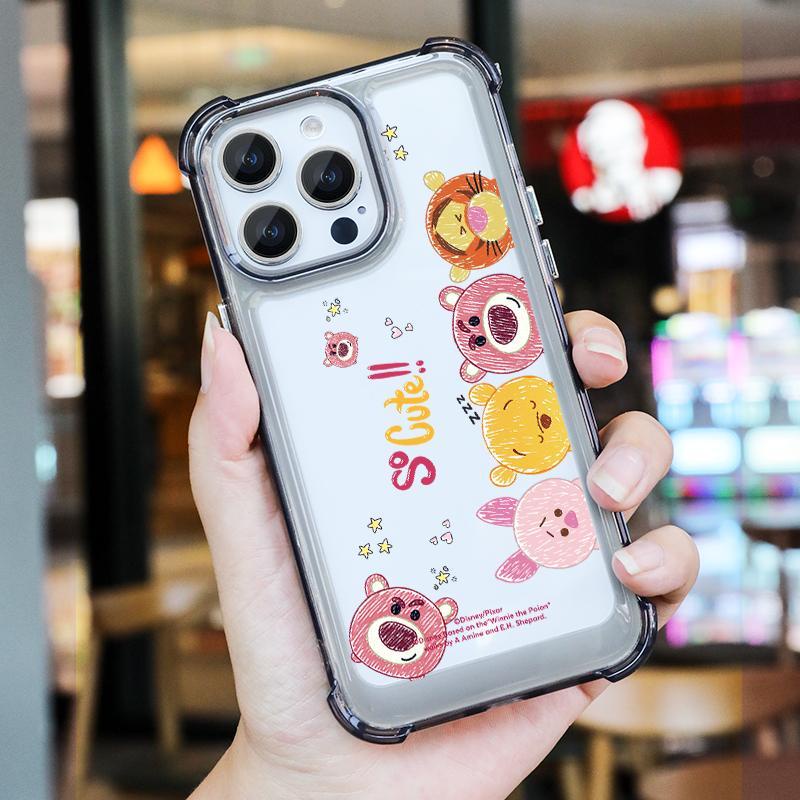 Ốp Điện Thoại TPU Mềm Trong Suốt Chống Sốc In Hình Động Vật Dễ Thương Cho IPhone 11 14 13 12 Pro Max XS X XR 7 + 8 6 6S Plus Sự Bảo Vệ