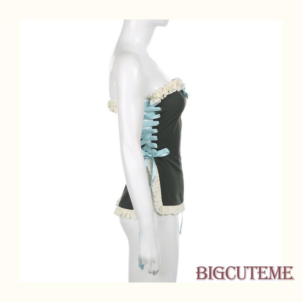 Áo Ren Ống Không Tay Thời Trang Quyến Rũ Dành Cho Nữ