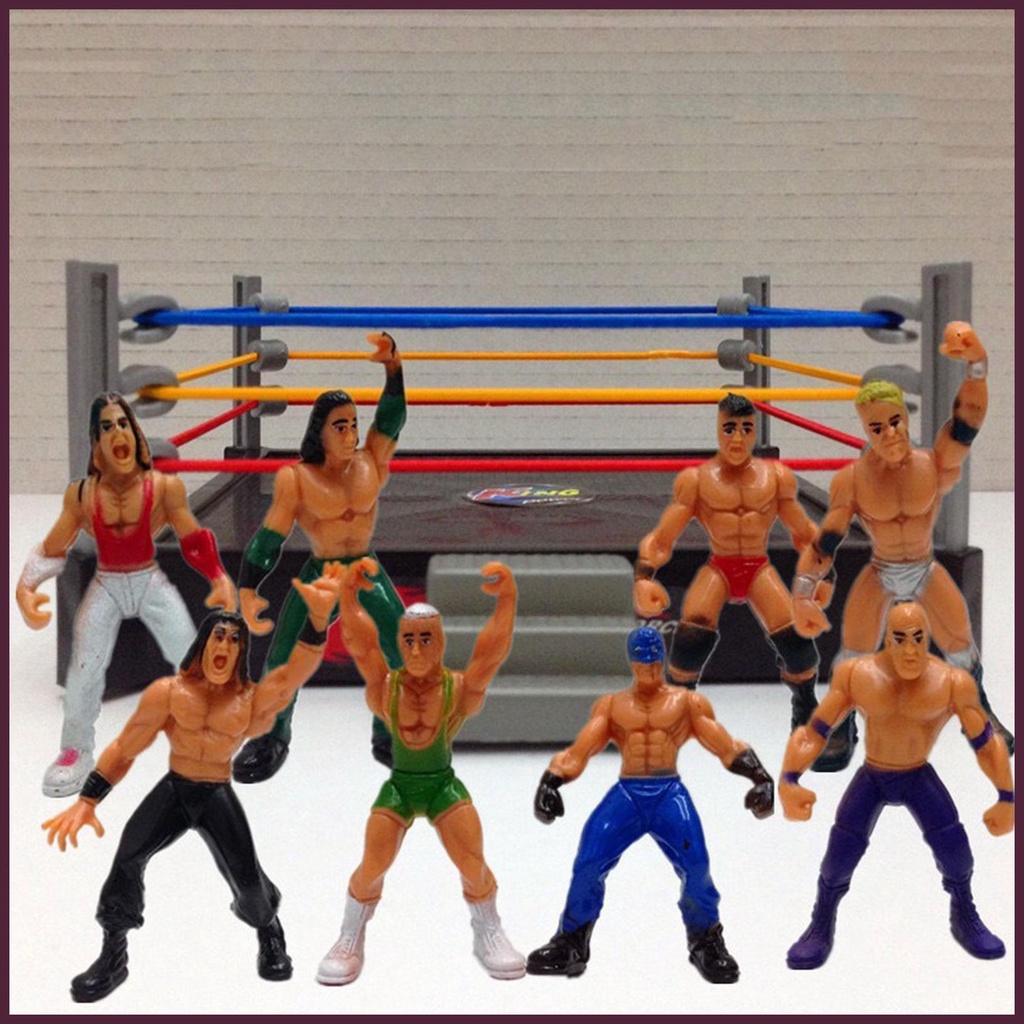 Đồ Chơi Mô Hình Wrestling Kèm Nhẫn Và Phụ Kiện Vui Nhộn Cho Bé