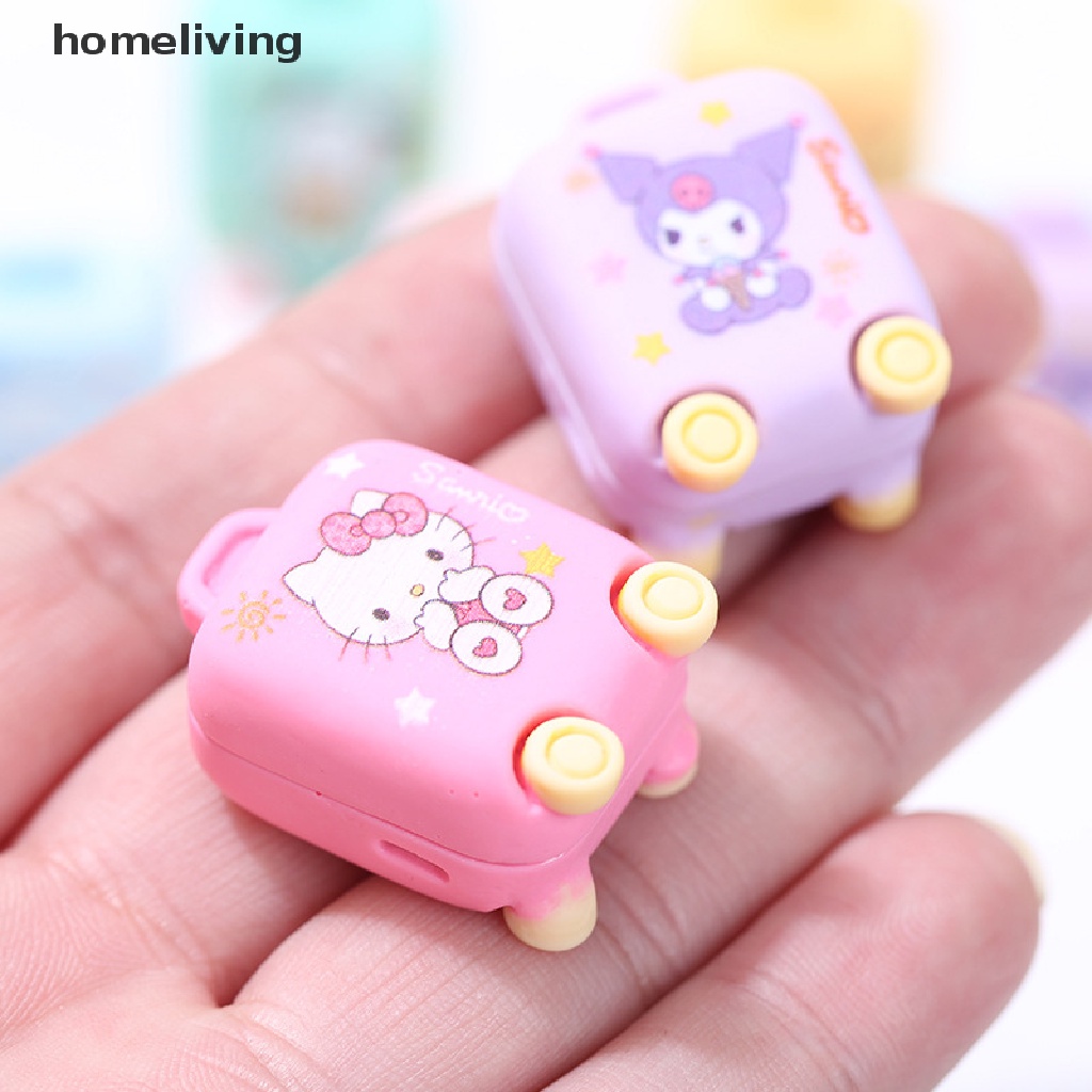 Mô Hình Hành Lý Hoạt Hình Hai Mặt Trang Trí Nhà Búp Bê 1 Cái