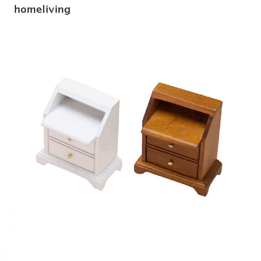 Mô Hình Ngăn Kéo Tủ Để Bàn Tỷ Lệ 1 / 12 Độc Đáo Trang Trí Nhà Búp Bê DIY