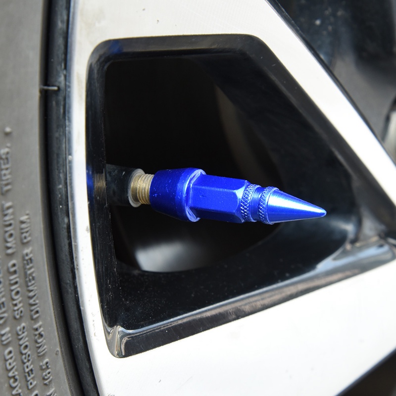 Nắp Van Bánh Xe Hơi / Xe Máy Đầu Nhọn Bằng Hợp Kim Sáng Tạo