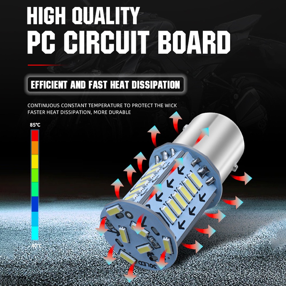 Đèn LED Phanh 1157 Chuyên Dụng Cho Xe Mô Tô / Xe Hơi