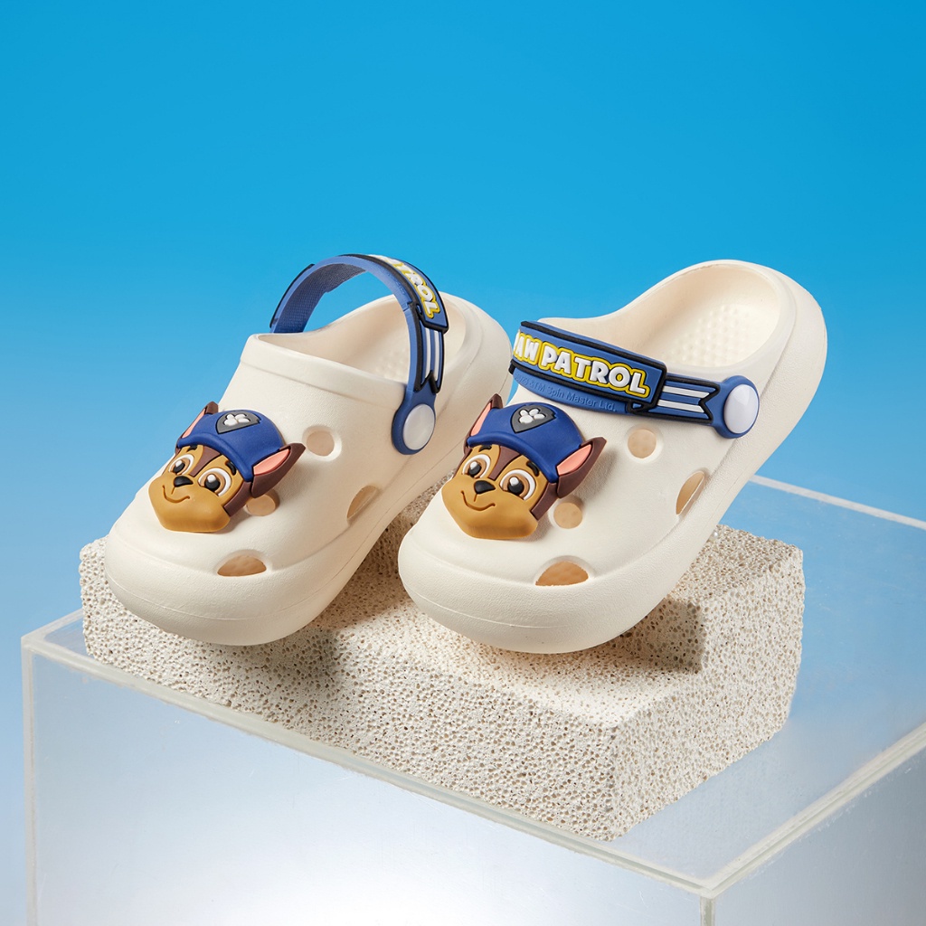 Cheerful Mario Dép Crocs Chó Cứu Hộ Đi Trong Nhà Chống Trượt In Hình Mario Dành dép sục paw patrol Cho Bé Trai