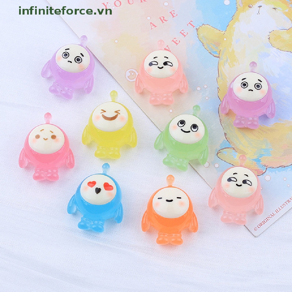 Set 5 Bức Tượng Trang Trí Dạ Quang Nhiều Màu Sắc