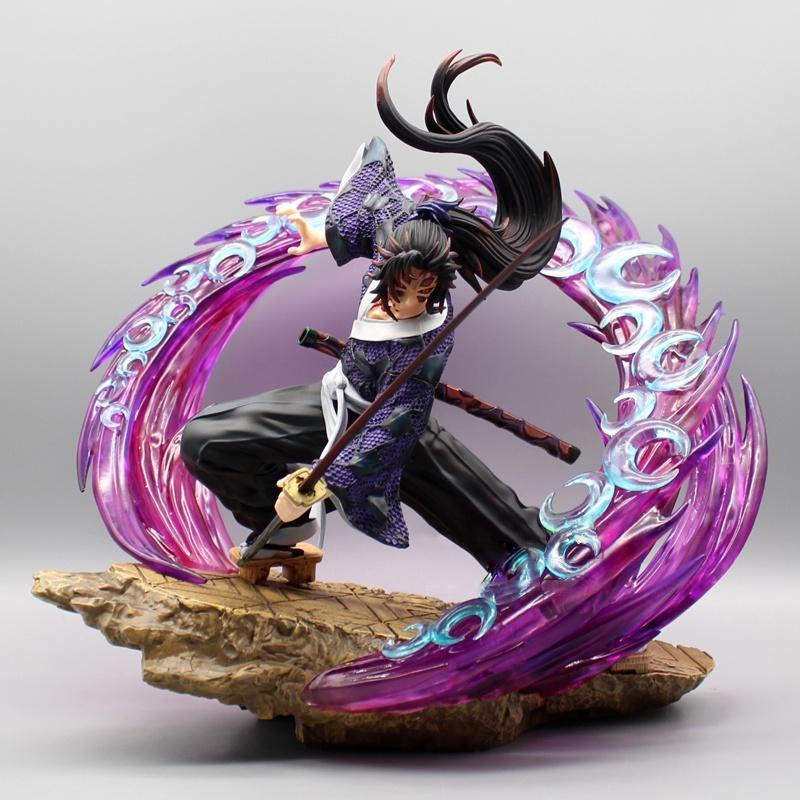 Mô hình thượng huyền nhất Kokushibou có LED cao 30cm | figure anime kimetsu no yaiba demon slayer decor trang trí nhà