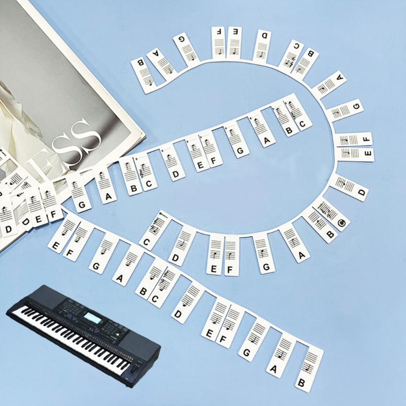 Miếng Dán Ghi Chú Phím Đàn Piano Tháo Rời Được Tiện Lợi