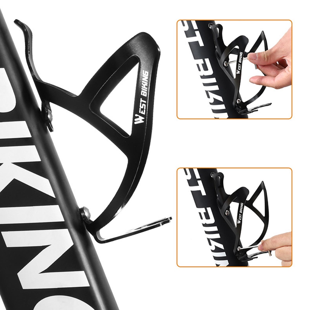 Giá Đỡ Bình Nước Bằng Hợp Kim Nhôm Chống Mài Mòn Có Thể Tái Sử Dụng Cho Xe Đạp Leo