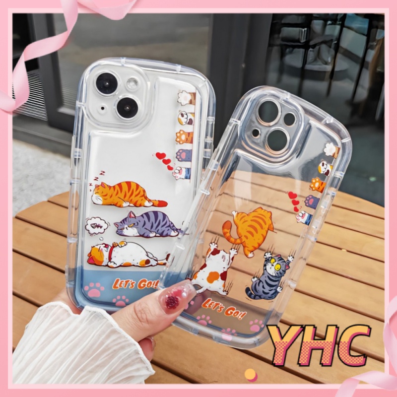 ốp lưng iphone Xà phòng mèo con, túi khí giảm chấn, vỏ mềm trong suốt chống rơi Cho Iphone 6 / 6S / 6splus / se / 7 / 7plus / 8 / 8plus / X / xs / xsmax / 11 / 12 / 13 / 14 / Plus / pro / pro max-411