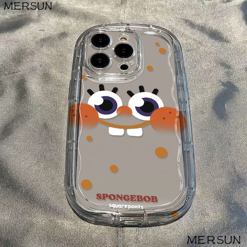 ✅Ốp Điện Thoại Mềm Trong Suốt Chống Sốc Hình SpongeBob Cho Iphone xr 1312 / 7 xs 8piPhone14promax 11 I7MZ
