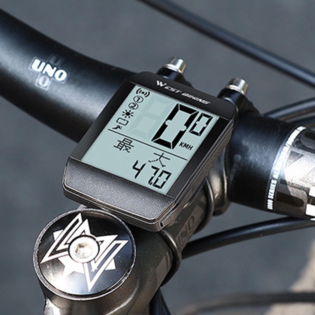 Đồng Hồ Đo Tốc Độ Không Dây 5 Ngôn Ngữ Dành Cho Xe Đạp