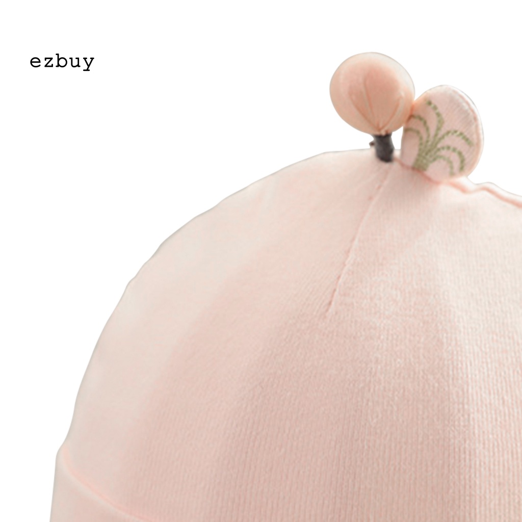 Mũ Beanie Cotton Thoải Mái Thêu Họa Tiết Dùng Làm Đạo Cụ Chụp Ảnh Cho Bé