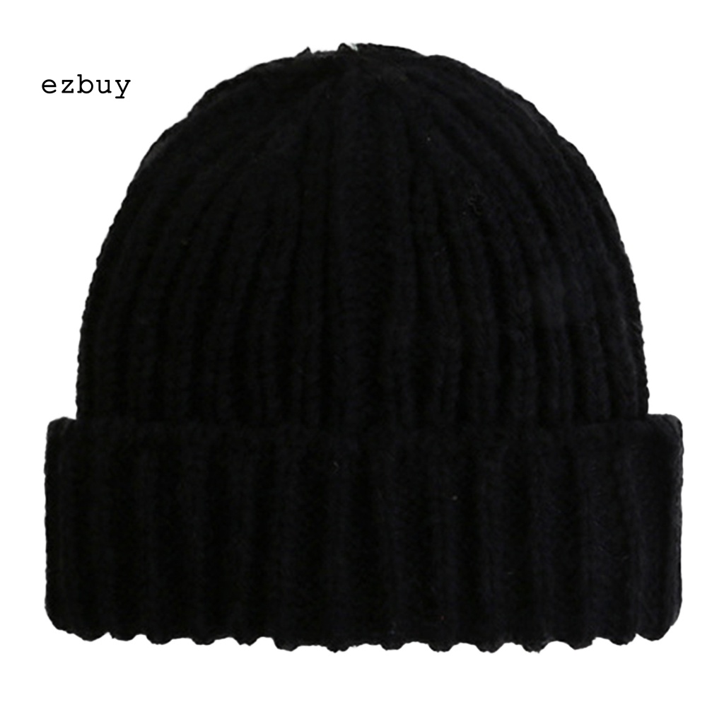 [EY] Mũ Len Polyester Dệt Kim Thoải Mái Mặc Hàng Ngày Dễ Phối Đồ Cho Trẻ Sơ Sinh