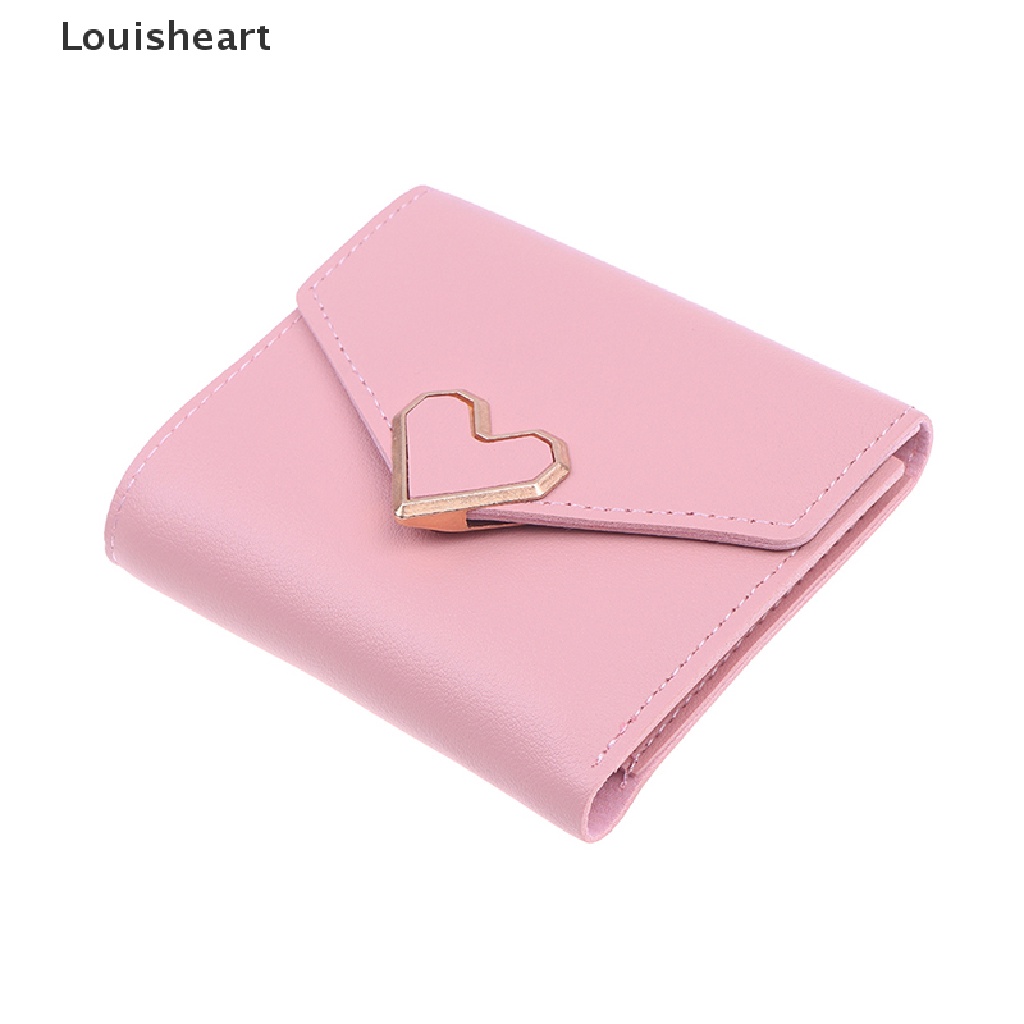 1 Ví Đựng Tiền Xu Louisheart Mini In Họa Tiết Trái Tim Xinh Xắn Dành Cho Nữ