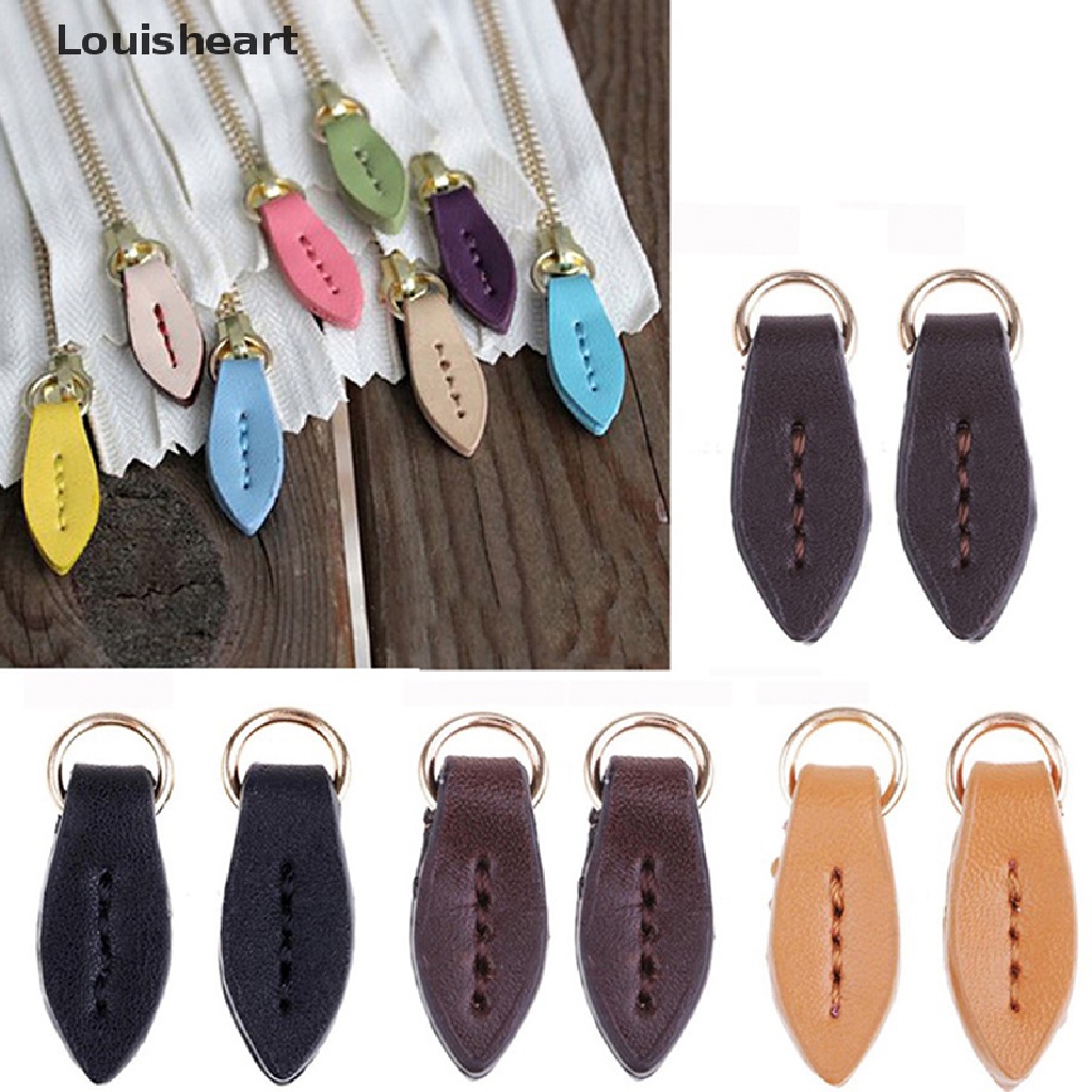 Set 2 Khóa Kéo Da Thay Thế DIY Tiện Dụng