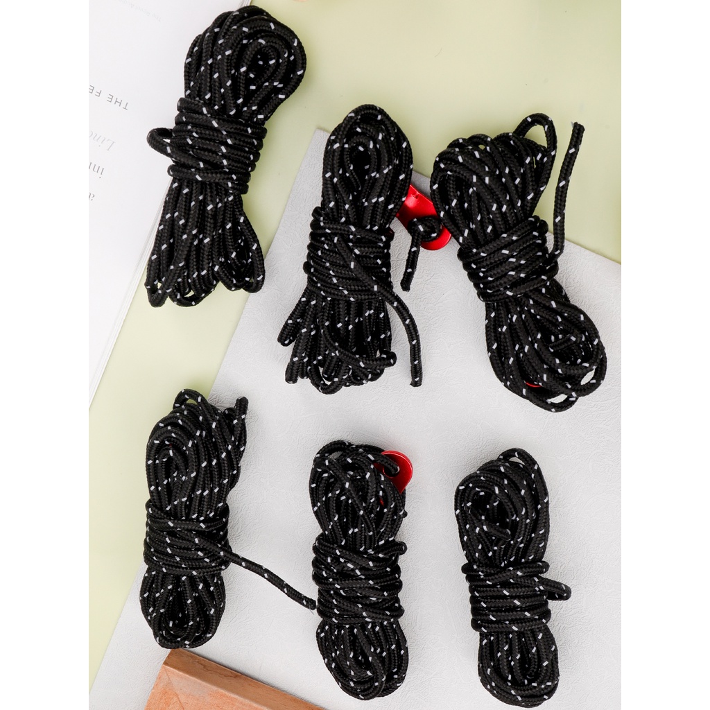 Túi Đựng Dây Thừng Cắm Trại Phản Quang 4mm 6 Ngăn Tiện Dụng