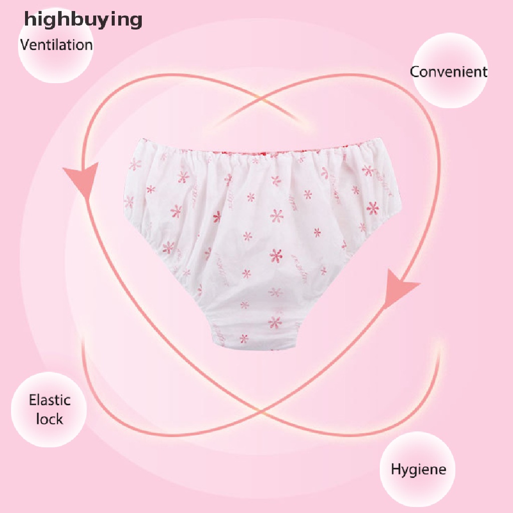 Set 10 Quần Lót Cotton Không Dệt Dùng Một Lần Tiện Lợi Khi Đi Du Lịch