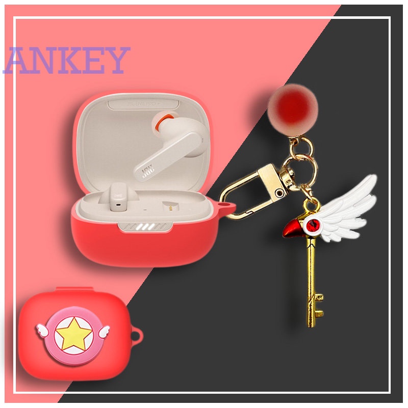 JBL Live Pro+ TWS Case Protective Cute Cartoon Cover Bluetooth Earphone Shell Accessories TWS Headphone Portable