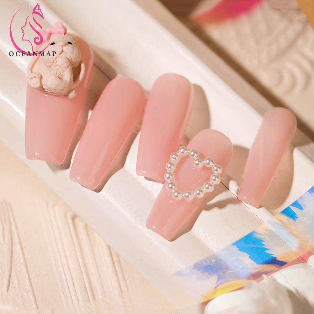 Phụ Kiện Trang Trí Móng Tay Hình Động Vật 3D Đáng Yêu DIY