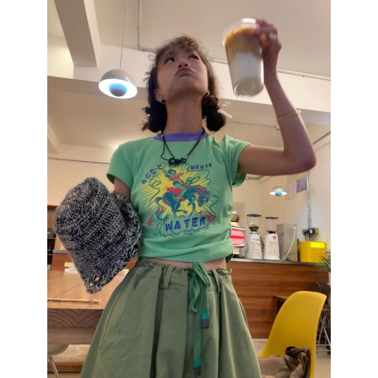 Áo Thun Tay Ngắn Cổ Tròn Nhiều Màu Sắc Thời Trang Mùa Hè Dành Cho Nữ