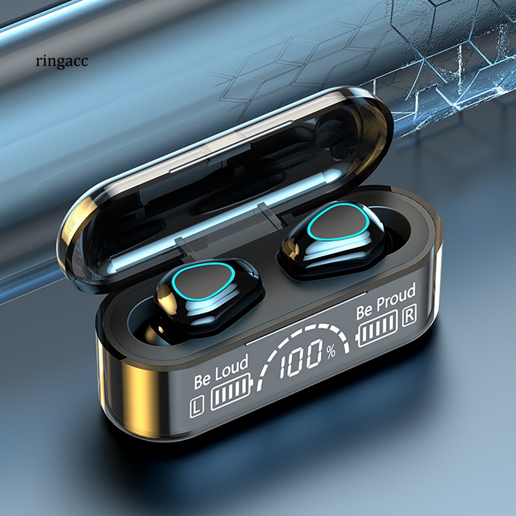 Tai Nghe Bluetooth Không Dây RGA G35B IPX5 Chống Nước Giảm Tiếng Ồn Màn Hình LED Kỹ Thuật Số