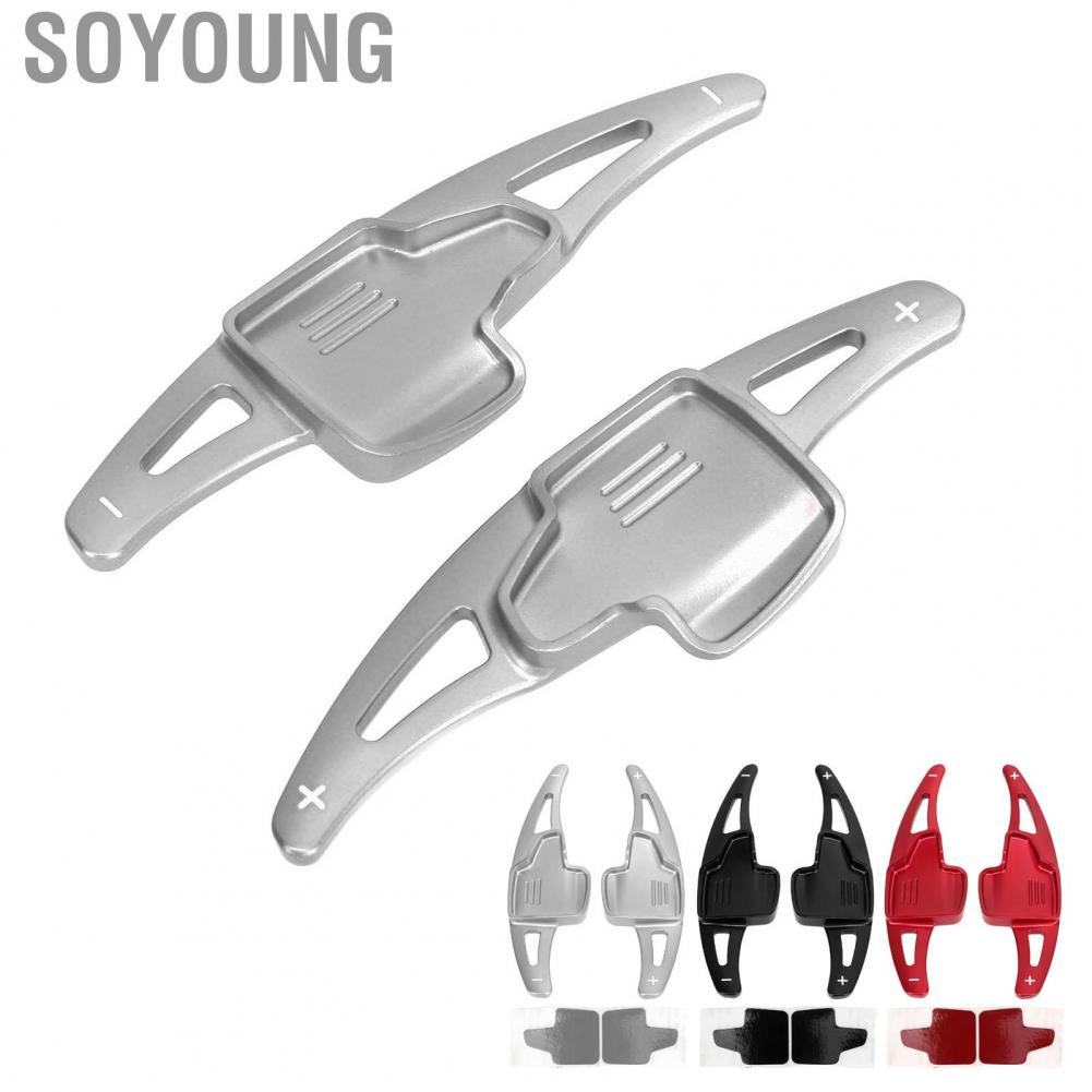Soyoung Extended Shifter Trim Cover  Aluminium Alloy Impact Resistant Durable Stylish Light Weight Steering Shift Extension Paddle for EcoSport